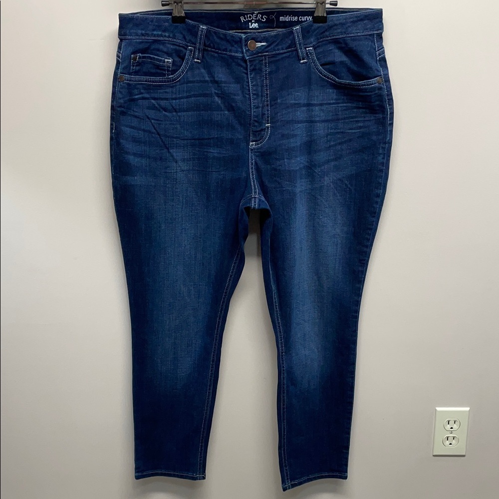 NWOT Riders By Lee Midrise Curvy Skinny Jeans 1SVSCW2 Size 16P